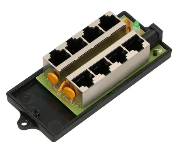 ExtraLink 4 Portowy PoE Injector 4x 100Mb/s RJ45 - 1541569 - zdjęcie 5